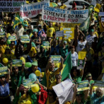 Miles protestan en Brasil en apoyo al ministro y exjuez Moro