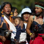 Mujeres indígenas denuncian en Brasilia 