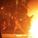 Video: Tercera noche consecutiva de violencia en Cataluña