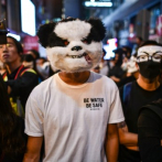 Los manifestantes de Hong Kong 