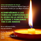 Entidades convocan a encendido de velas para el martes 5 en El Seibo