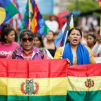 Afines a Evo Morales marchan y bloquean en contra de la presidenta interina