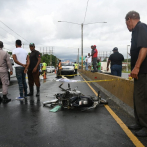 Un muerto y un herido en accidente de tránsito en la autopista Duarte