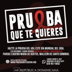 Harán pruebas gratuitas de VIH en el Parque Eugenio María de Hostos