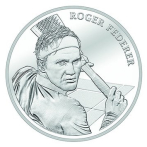 Suiza acuña moneda con la imagen de Roger Federer
