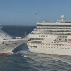 Dos cruceros de la misma empresa chocan en México