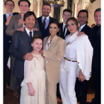 Marc Anthony y Eva Longoria bautizan los hijos de Victoria y David Beckham