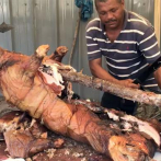 El cerdo asado, el que nunca falta en las fiestas navideñas