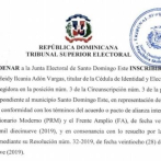 TSE ordena inscripción de Heidy Adón como candidata a regidora por el PRM