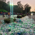 Sorprende gran cantidad de plástico en el parque Mirador Sur