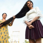 Adolescente india ostenta el récord de la cabellera más larga del mundo, de 190 cm