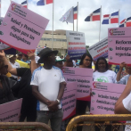 Trabajadores protestan en el Congreso ante intención de aprobar reforma que no los beneficia