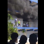 Se registra conato de incendio en aula de la universidad APEC