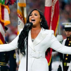 Demi Lovato se luce cantando el himno de Estados Unidos en la Super Bowl