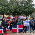 Dominicanos en Oviedo, España, se manifiestan por las fallidas elecciones