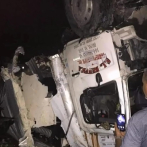 JCE informa accidente en carretera de Nagua con material de elecciones no registró daños