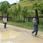 Los peregrinos en RD, un tortuoso camino de fe