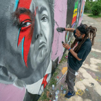 Grafitero dominicano planta cara al coronavirus en los muros de Berlín