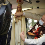 En helicóptero, El Salvador conmemora 103 años de la aparición de la Virgen de Fátima