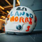 Lando Norris correrá con un casco diseñado por una niña de 6 años