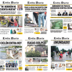 La semana contada con las portadas de Listín Diario