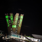 El Congreso de Brasil se tiñe de verde, en luto por las víctimas del COVID-19