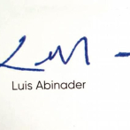 Grafología: Qué revela la firma de Luis Abinader Corona