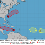 Dos depresiones tropicales pueden surgir esta semana en la cuenca atlántica