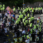 Manifestaciones pro y antimigrantes en Reino Unido