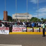 Cañeros protestan frente al Congreso Nacional