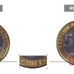 Banco Central pone a circular nueva moneda de RD$5