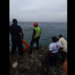 Autoridades no pudieron sacar cadáver de las aguas del mar Caribe por fuerte oleaje