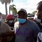 Protestas en el Merca Santo Domingo en contra de vendedores de la Pulga