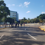 Congreso Nacional cerrado con vallas ante supuesta manifestación