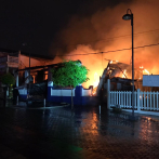 Incendios destruye el local del PRSD en Puerto Plata