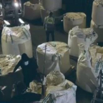 Ocupan 60 paquetes de cocaína escondidos en sacos de azufre que llegaron de Colombia