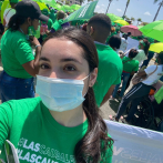 Hija menor de Abinader asiste a marcha en apoyo a tres causales