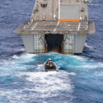 Estados Unidos y la Armada realizan ejercicio de rastrear e interceptar embarcación con drogas