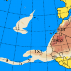 El polvo del Sahara limita las lluvias y sube las temperaturas sobre el territorio dominicano