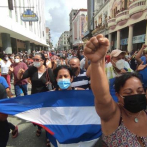 Manifestantes se expresan en La Habana al grito de 