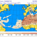 Polvo del Sahara provoca disminución de las lluvias y temperaturas muy calurosas