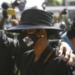La primera dama de Haití llega al velatorio de Jovenel Moise