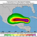 Huracán Grace avanza por la península de Yucatán con fuertes lluvias