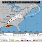 El huracán Ida se frena y aumenta su peligrosidad en su avance por Luisiana
