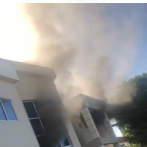 Se registra incendio en Palacio de Justicia de Bonao