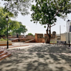 Parque y fuerte San José: la fuente fue donada por americanos residentes