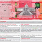 Banco Central emite billete de RD$1,000, serie 2020