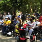 Deportistas marchan por mejores condiciones de desarrollo en Día del Atleta con Discapacidad