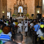 Iglesia de Las Mercedes se colma de feligreses para conmemorar el día de esta Virgen
