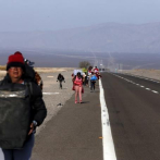 Gran marcha en puerto del norte de Chile contra los migrantes indocumentados